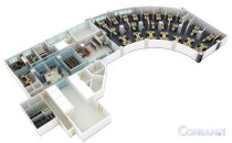 辦公室設(shè)計鳥瞰效果圖