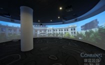 天隆三千海售樓處環(huán)形全景展示廳