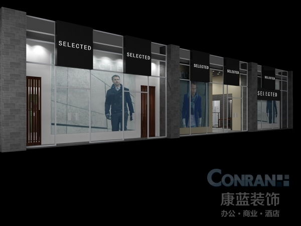 綾致時裝深圳專賣店櫥窗設(shè)計