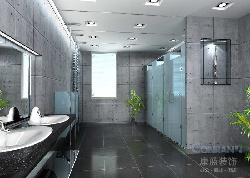 昆明康捷生物科技辦公樓衛(wèi)生間設計