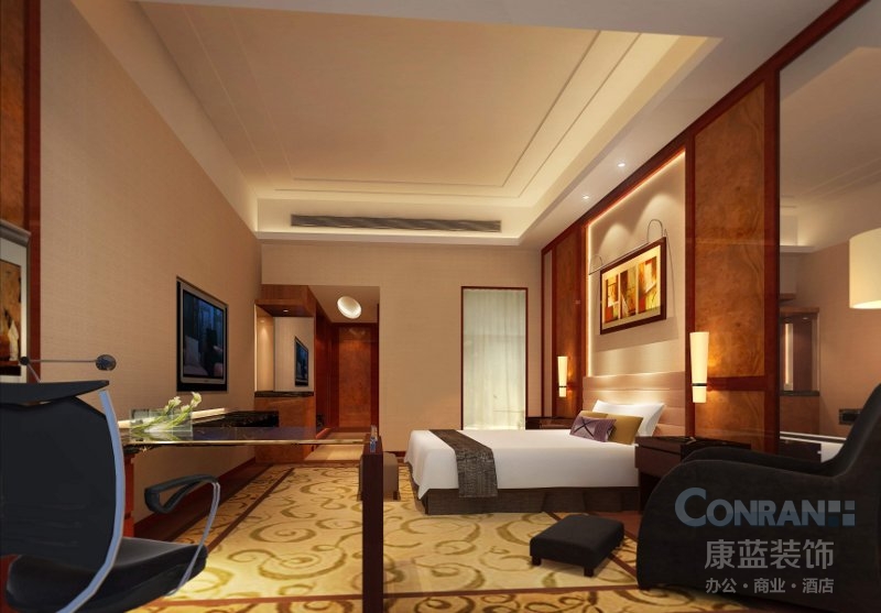貴州皇冠大酒店標(biāo)間客房設(shè)計(jì)