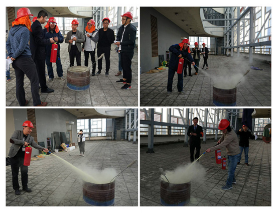 康藍(lán)裝飾2018年度消防演練