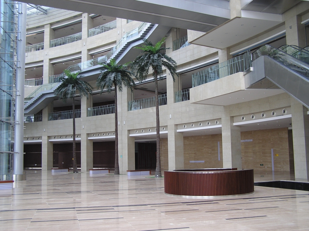 山東壽光文化館一層中庭（服務(wù)臺區(qū)）