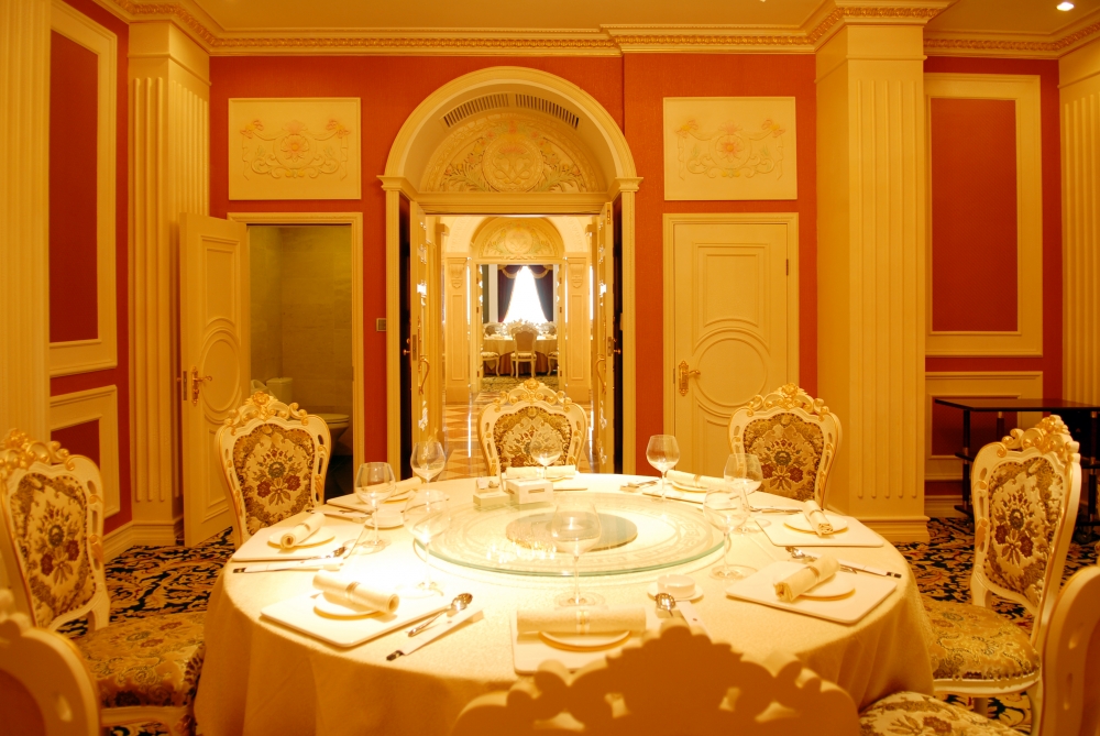 酒店餐廳歐式包房裝飾裝修實景