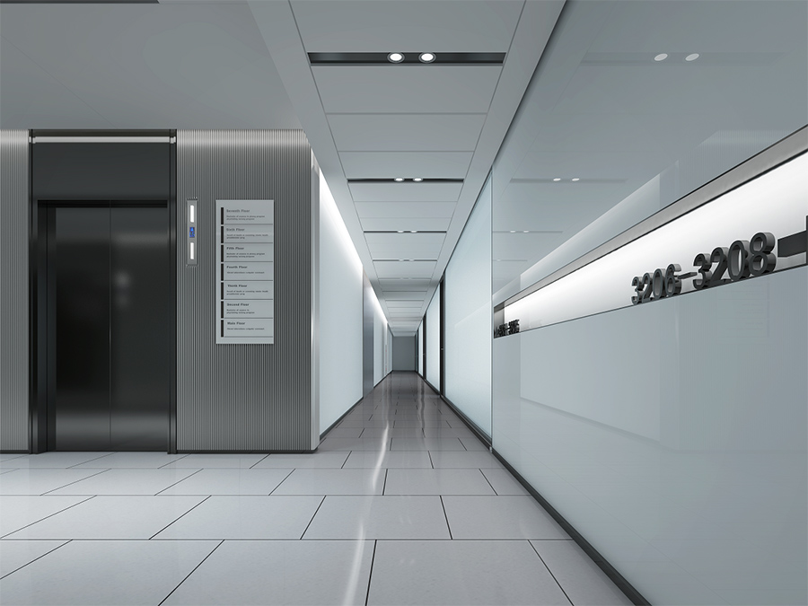 金融中心過道設計