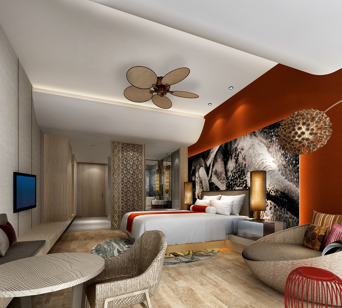 酒店標(biāo)間客房設(shè)計(jì)