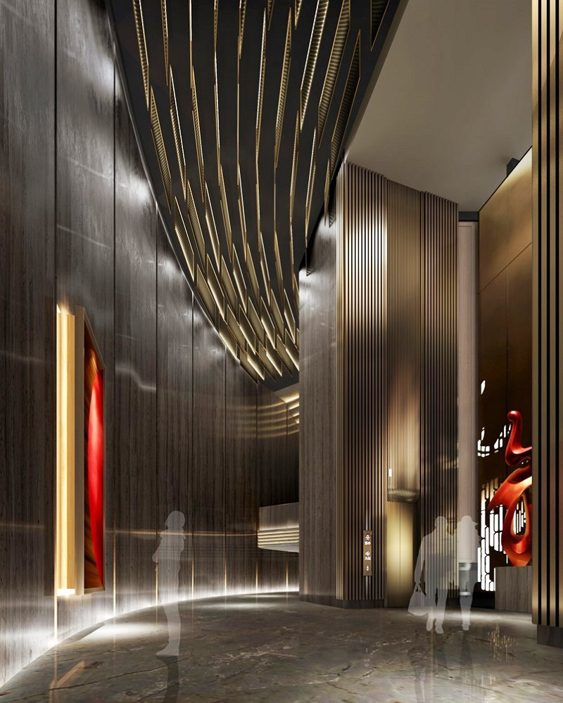 星河丹堤電梯間