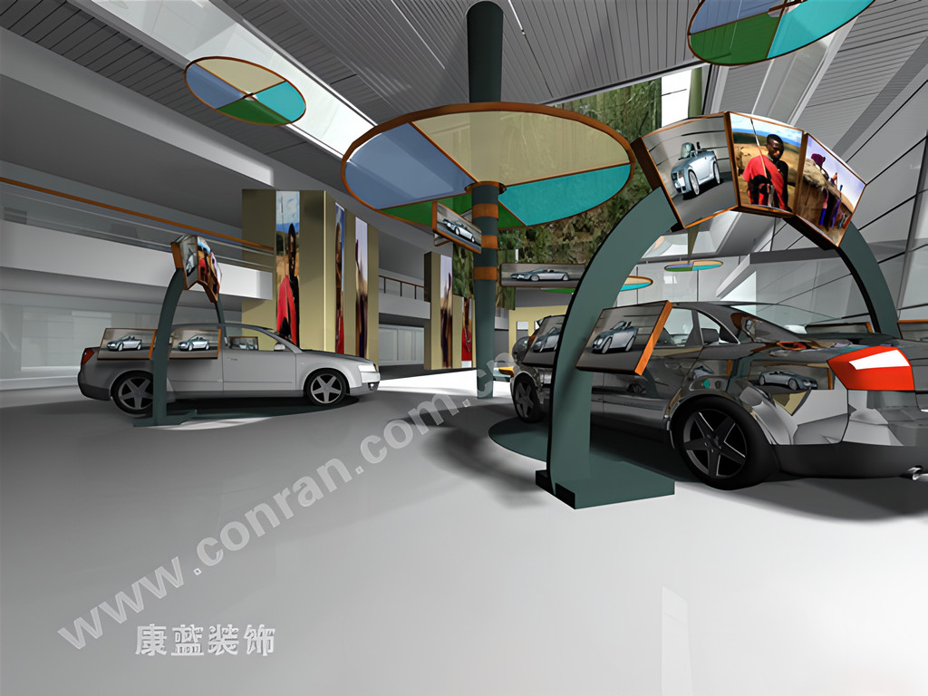 大眾汽車4S店一層室內(nèi)設計