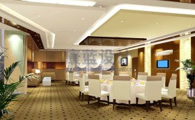 廣東大亞灣核電服務公司荷風餐廳設計