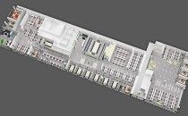 雄濤股份辦公室設(shè)計規(guī)劃布置鳥瞰圖