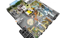 北京科技館展館布置鳥瞰圖（一）