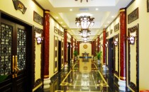 酒店中式包房走廊裝修效果實景