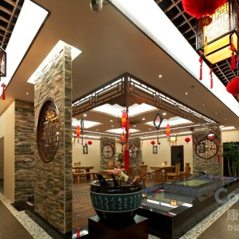 深圳點彩茶樓裝修