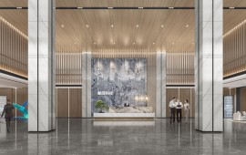 杭州鯨靈科技總部辦公樓裝飾工程設(shè)計